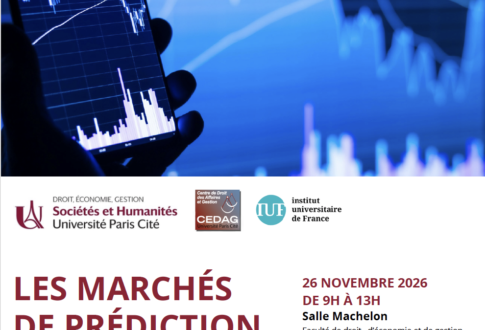 Conférence d’actualité – « Les marchés de prédiction »